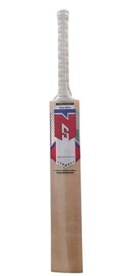 TNS Kashmir Willow | Standard Size Cricket Bat | Lightweight | Durable Rubber Grip | Cane Handle | Grade 1 Kashmir Willow| Hard Pressed | Powerful Punch | Straight Clear Grains – Run Master