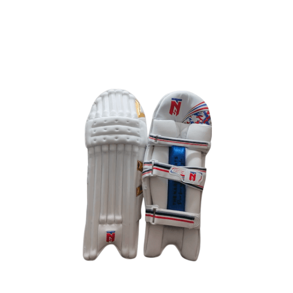 TNS Edition Men’s Cricket Batting Legguards (White)